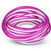 Generico UNIVERSO STRISCIA STRIP LED NEON FLEX 5 METRI DC 12V IMPERMEABILE DA ESTERNO IP65 MODELLABILE COLORI ASSORTITI (FUXIA)