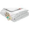 sleepling 197204 Caldo Piumino Invernale (Imbottitura 1.255 gr.), 100% Microfibra, 150 x 220 cm, Bianco