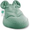 Gutekissen® Miki - Pouf per bambini con orecchie, comodo cuscino da seduta Montessori per cameretta dei bambini (verde, 68/68/50 cm, con orecchie)