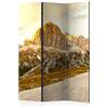 murando - Paravento da Interno Natura 135x172 cm 3 Pannelli - Stampa Unilaterale su Tela in TNT - Separe per Ufficio Ambienti Paraventi Decorazioni Moderno Soggiorno - Montagne c-B-0279-z-b