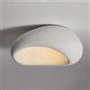 HEYUN Lampada Da Soffitto Wabi-sabi Moderna E27 Paralume In Polietilene Lampada Da Soffitto In Resina Lampada Creativa Da Soffitto Per Camera Da Letto Sala Da Pranzo Soggiorno Corridoio(A,80)