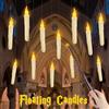 SOONEEDEAR Candele a LED sospese, Harry da controllare con la bacchetta Potter, a batteria, fiamme tremolanti, per casa, chiesa, festa, Halloween, Natale