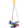 IPP Lampadario a Sospensione per Cameretta Bimbi, Lampada Aereo in Legno Colorato, 32x30 cm (Multicolore)
