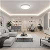 HYBEC - Downlight LED di superficie per soffitto, plafoniera per cucina e bagno, lampada da soffitto, 40 W (confezione da 1)