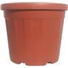 N.G. NICCOLAI NG NICCOLAI VASO COSMO COLORE NERO O TERRACOTTA VARIE MISURE - PLASTICA RICICLATA E RICICLABILE - MADE IN ITALY (TERRACOTTA, 73/69x52(H) cm. - 150 LT)