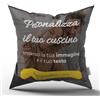 AL PRODUCTION Cuscino Personalizzato con Foto e Testo 40x40 cm con Stampa Fronte e Retro Personalizzabile e Imbottitura Inclusa - Idea Regalo Uomo e Donna Compleanno e altre Occasioni - Made in Italy