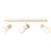 Lightbox Barra luminosa in stile rustico - lunghezza 48 cm - faretto da soffitto | Barra dei faretti, lunghezza 48 cm, E14, max. 28 W, teste orientabili,