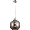Kovalmax® Lampadario a sospensione sfera in vetro grigio portalampada e27 a72g