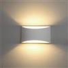 Universo Led - Applique da Parete in Gesso Doppia Emissione Verniciabile - Attacco 1xG9 Moderno per Illuminazione Interni