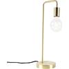 Qazqa facil - Lampada da tavolo Art déco - 1 luce - L 185 mm - Oro/Ottone - Art déco - Soggiorno I Camera da letto I Sala da Pranzo I Cucina