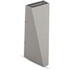 V-TAC Lampada LED Cob 6W, da Parete Alluminio Grigio Wall Light Bianco Caldo 3000K Ip65