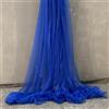 Anevous Tessuto in tulle da cucire, 3 m x 150 cm, in morbido tulle, al metro, tessuto decorativo per decorazioni, in tulle, per matrimonio, abito da cerimonia, blu reale