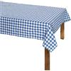Morbidissimi Tovaglia a Quadretti Country Dimensioni Varie Z204 140x360 cm Azzurro