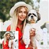 HOBULL Diamond Painting Personalizzato per Adulti - 5D Diamante Painting Personalizzata con Foto, DIY Diamond-Painting Kit Completo, Ideale Regalo Artistico per la Decorazione Domestica