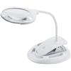 Yonimu Lente di ingrandimento 3X 8X LED, Lente di ingrandimento flessibile da tavolo Lente di ingrandimento illuminata da tavolo in vetro per manicure per unghie, Ricamo per tatuaggio, Ispezione, Design di l
