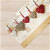 IlGruppone Tappeto Cucina Antiscivolo Made in Italy Passatoia Antimacchia Multiuso Corridoio Soggiorno Lavabile in Lavatrice - 50x100 - CuoriIntrecciati