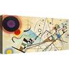 canvashop Quadri Kandinsky Composizione Viii 100X50 Cm Quadro Moderno Soggiorno Stampa Su Tela Canvas Da Parete arredo casa arte