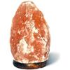 Sanawell Lampada di Sale Rosa dell'Himalaya naturale forma Grezza, con base in legno e completa di lampadina (Peso 3/4 KG)