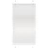 vidaXL Tenda Plissettata Bianca 80x150 cm Larghezza Tessuto 79,4 cm, Tenda per Finestra Plissettata, Tenda Plissettata, Tenda a Fisarmonica