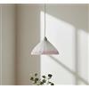 Generico Lampadario a Sospensione Classico in Vetro, 1 Luce, per Cucina, Bagno, Camera, Soggiorno, Scala, Corridoio art. Coste rosa