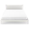 Irge Lenzuola sotto Matrimoniale con Angoli Home Collection colorato 190x200 + 25cm Bianco