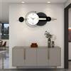 TWFJEL Moderno Grande Orologio da Parete Stile Minimalista Creativo Orologio Decorativo Silenzioso Orologio al Quarzo Lusso Moda Arte Decor per Soggiorno Camera da letto Ufficio Cucina, 100 * 39 cm