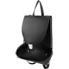 F Fityle Set Fai da Te per Realizzare Zaini, Versatile Fondo Borsa con Fibbie in Pelle PU per Uncinetto, Nero