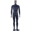 Eurohandisplay Mannequin astratto Eurohandisplay - Testa galvanizzata, mani - Uomo e donna, Mann, M1-M1-1-DD
