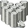 KADAX coperchi a Vite Twist-off Ø43 mm Argento - coperchi di Ricambio in Metallo per Mini barattoli da 40ml, Chiusura ermetica