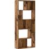 vidaXL Libreria Legno Antico 67x24x161 cm in Truciolato, Mobile Porta Libri, portaoggetti, scaffale espositivo, Mobile portaoggetti