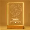 ALBK Luce Notturna Stellata Personalizzata, Personalizzazione Del Tempo e Dello Spazio Per Momenti Indimenticabili, Idee Regalo San Valentino Anniversario, Regalo Coppia Personalizzati, Spotify