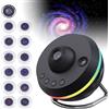 generic Proiettore Galassia 13-in-1, Proiettore Stellare Proiettore di Luce Ultra HD con 6 modalità RGB e 13 Dischi Film, 4K HD e Timer, Proiettore Planetario con Stelle Cadenti Dinamiche