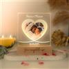 Pixel Artigiani Digitali Lampada a Forma di Cuore con Foto Personalizzata - Idea Regalo per Coppia, Fidanzati, Anniversario, San Valentino - Luce - festa del papà - idea regalo Natale - Made in Italy