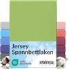 etérea Himmlische Qualität etérea Jersey lenzuolo con angoli 200x220-200x220cm Jade Epaisseur 15-25 cm - 100% Cotone - Oekotex materasso Letto copripiumino - lenzuola 200x220cm - 200x220cm Verde