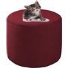 HHONGWYT Elasticizzato Copri Pouf Rotondo Copri Ottomano 31x38/38x43/ 40x35/45x35/45x45cm Fodere Coprisgabello Fodera Poggiapiedi Copri Copertura Sgabello Rivestimento per Pouf,A2,48x42cm(18.8x16.5)