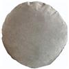 SWJ-swjssb Copri Cuscini 45x45 Divano Rotondo Federe Copricuscino 50x50 con Cerniera,Federe Tondo Moderne per Camera da Letto Divano Decorativo Ciniglia Elegante Lavabile(Light Gray,50 cm (1pc))