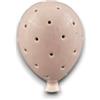 Generico Lampada da Muro a LED in Ceramica a Forma di Palloncino Rosa, Bianco o Celeste - Luce Decorativa con Fori di Ventilazione per Cameretta e Stanze per Bambini 11x7x6 cm (Rosa)