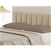 BANZAII TEXTILE INNOVATOR ONLINE Banzaii Coppia Federe per Cuscini Letto 100% Puro Cotone Traspirante, Anti Acaro, Alta Qualità 50x80 cm, Made in Italy, Marrone Chiaro