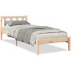 vidaXL Letto Extra Lungo Senza Materasso 80x220 cm in Legno di Pino, Letto, giroletto, mobili Camera da Letto, Telaio Letto, Letto Singolo