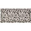IlGruppone Tappeto Cucina in Ciniglia Passatoia Multiuso Ingresso Corridoio Antiscivolo Prodotto Italiano Disegni Piazzati Cotone Varie Misure Lavabile in Lavatrice - Mosaico Grigio - 57x115 cm