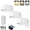Generico Luce per Quadri Senza Fili con Telecomando, Faretti LED Ricaricabili USB per Quadri Lampada Applique Quadro Luci da Parete Interno a Batteria Luce Muro per Esposizione Pittura Vetrina