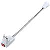Blackr Adattatore con spina europea E27, attacco con interruttore on/off, prolunga flessibile, convertitore per attacco lampada 40 cm