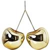 Ksowjdk Lampada a Sospensione modellabile in ciliegio Soggiorno Bancone Bar Sala da Pranzo Camera dei Bambini Lampada a Sospensione per Camera da Letto (Oro)