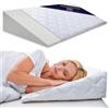 Amazinggirl Fodera per cuscino a cuneo letto e cuscino schienale testiera divano - 45 x 100 cm Fodera per cuscino reflusso materasso per adulti cuscino da lettura a per lettino Oeko-Tex
