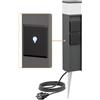 ledscom.de Dissuasore luminoso PODEL con picchetto a terra e cavo da 2 m per esterni, Smart Home, 39 cm, antracite, attacco G9, 2 prese