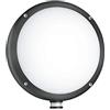 Steinel L 330 S lampada da esterno, lampada da parete 8,4 W, sensore di movimento a 360°, portata 7 m, resistente agli urti, bianco caldo [Classe di efficienza energetica D]