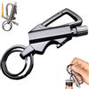 Generisch 3-in-1 Sigaro Eterno Accendino, con Multitool Portachiavi Apribottiglie, Portatile Riutilizzabile Multifunzione, Accendino Impermeabile a Sigaro per Emergenza all'aperto (A)
