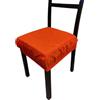 SalGiu Cuscini Sedia Cucina (6 pezzi) Con Fascia Elastico Imbottito e Sfoderabile 40x40 cm (Arancio)