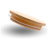 AlcoFermBrew Coperchio in legno con Guarnizione - Faggio, Coperchio in Legno per Barattolo e Tazza (81/68mm)
