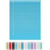Generic Tende Veneziana in Alluminio su Misura Larghezza 25-165cm Altezza 50-290cm, Privacy, 25mm Persiane Veneziane Orizzontali per Finestre Interne(Sky Blue)